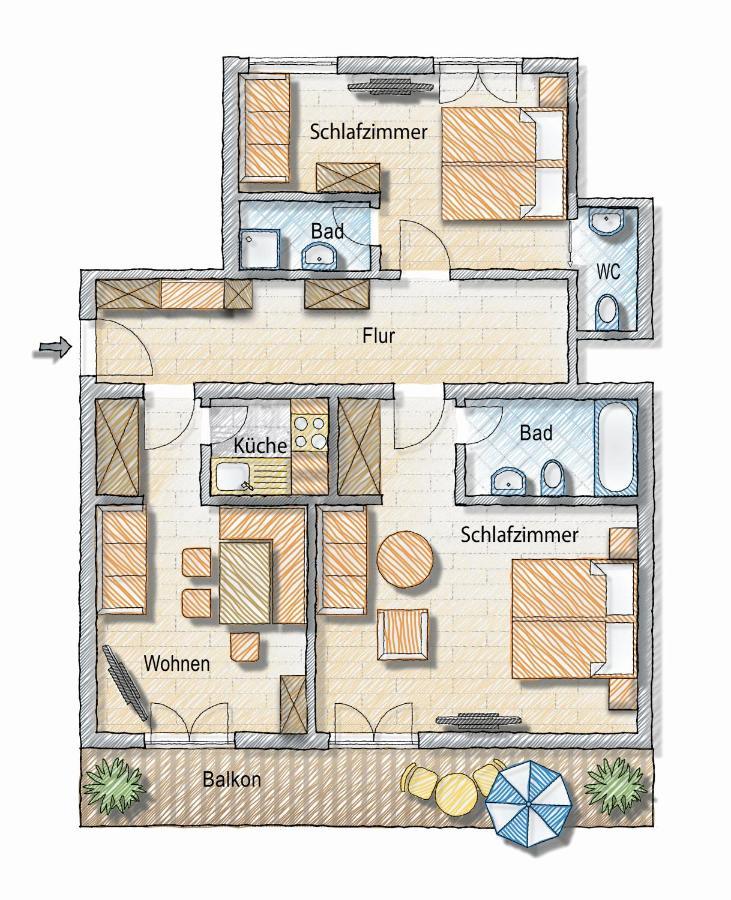 Haus Bartlmae Apartment Лофер Екстериор снимка
